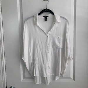 Dolman Sleeve Button Up